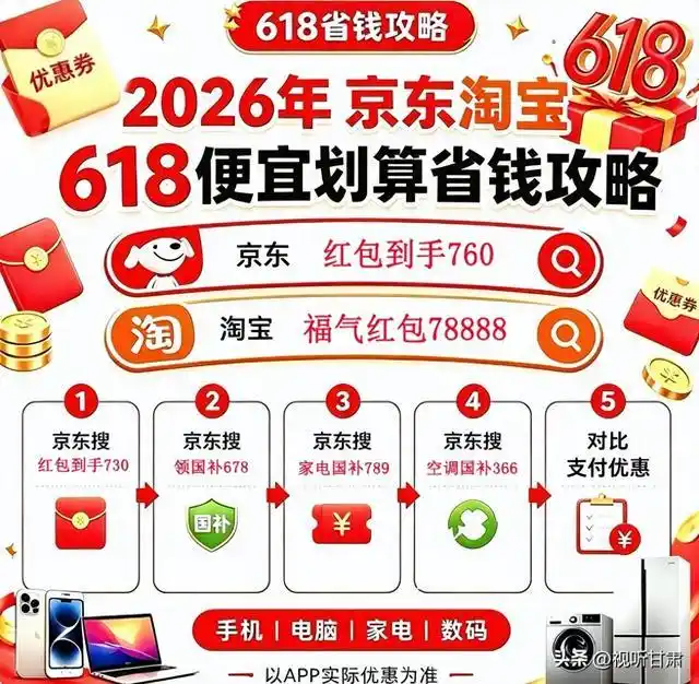 618红包密令_京东618时间表_2026淘宝双十一活动