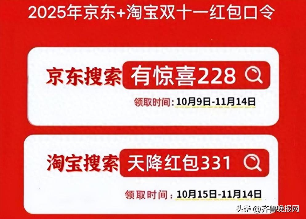 淘宝双十一_京东淘宝红包口令_2025年双十一攻略