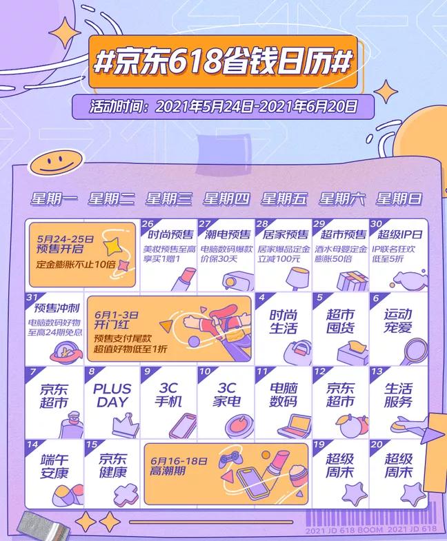 618年中大促活动攻略_天猫京东苏宁考拉唯品会预售定金红包_天猫618红包