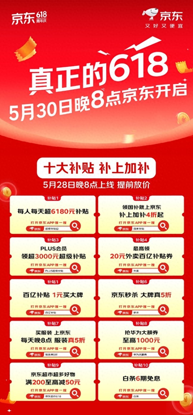 京东618什么时候开始_京东618百亿补贴_京东618超级补贴日