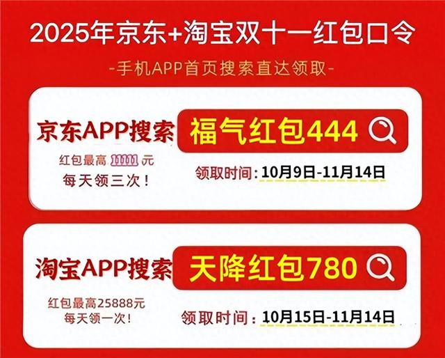年货节比双十一便宜吗_京东淘宝天猫红包口令领取技巧_2025年双十一购物攻略