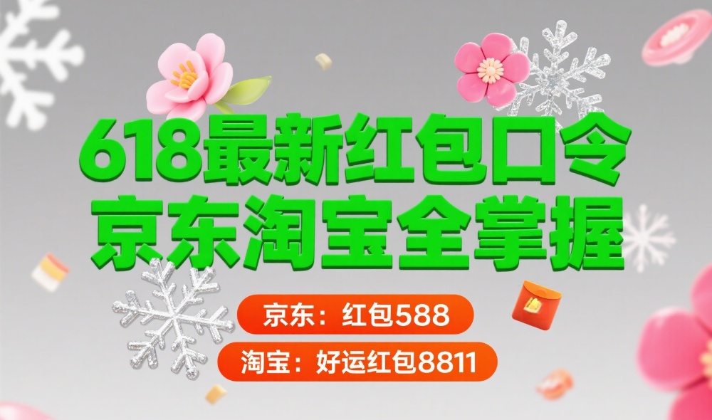 淘宝618有什么活动_2025年618活动省钱攻略_京东淘宝红包口令领取技巧