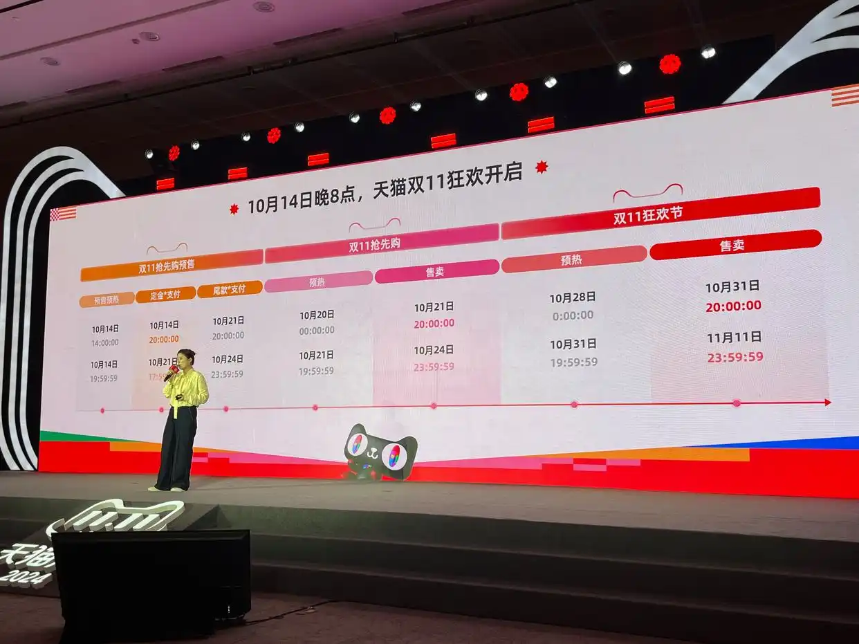 2024淘宝双十一几号开始_2024天猫双11启动时间_天猫双11消费券红包活动