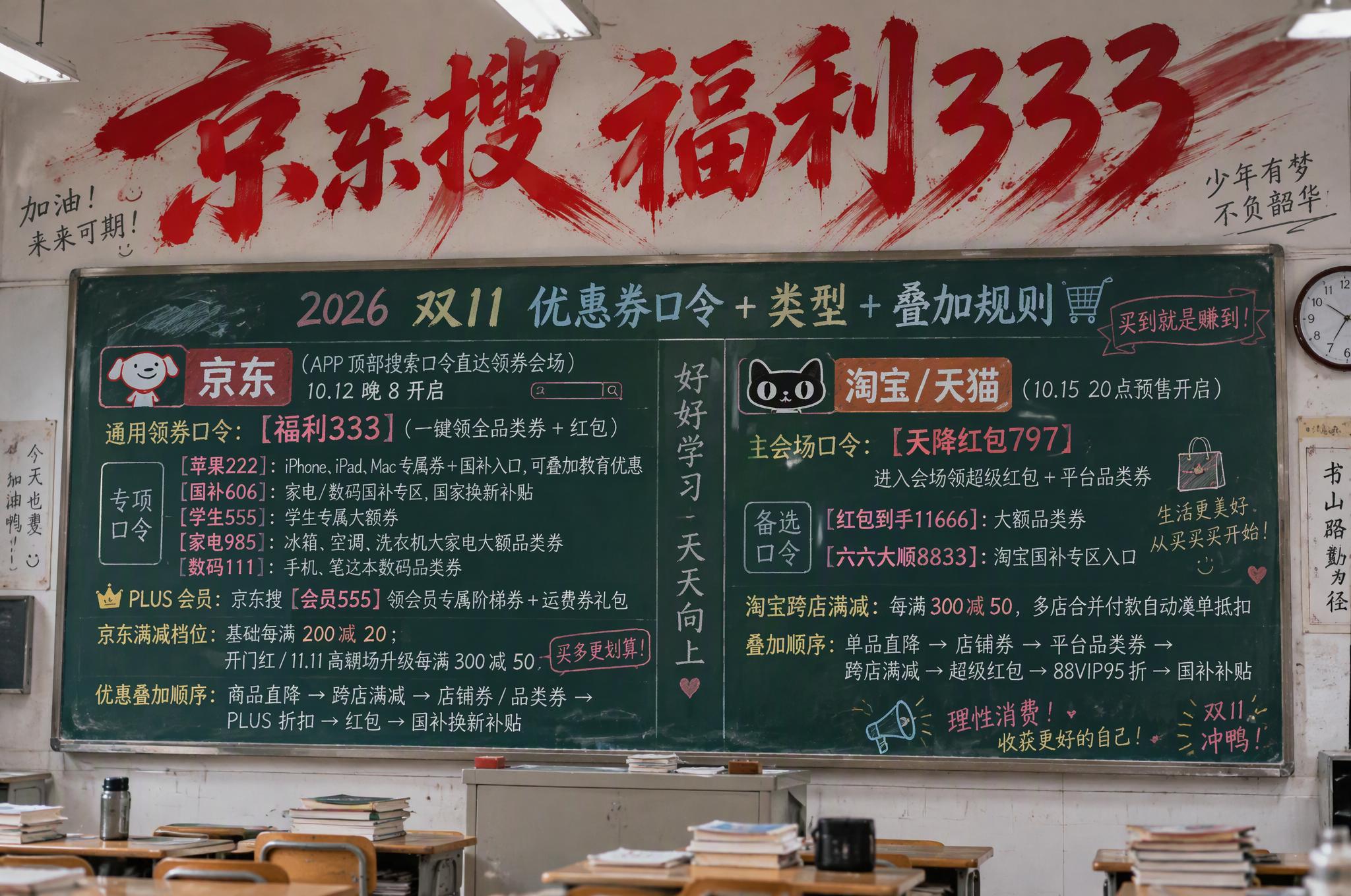 双11双十一全品类优惠券红包领取京东搜【福利333】【福利555】【福利777】淘宝搜【天降红包797】_淘宝双十一红包_京东天猫淘宝双十一大促攻略国补叠加顺序技巧