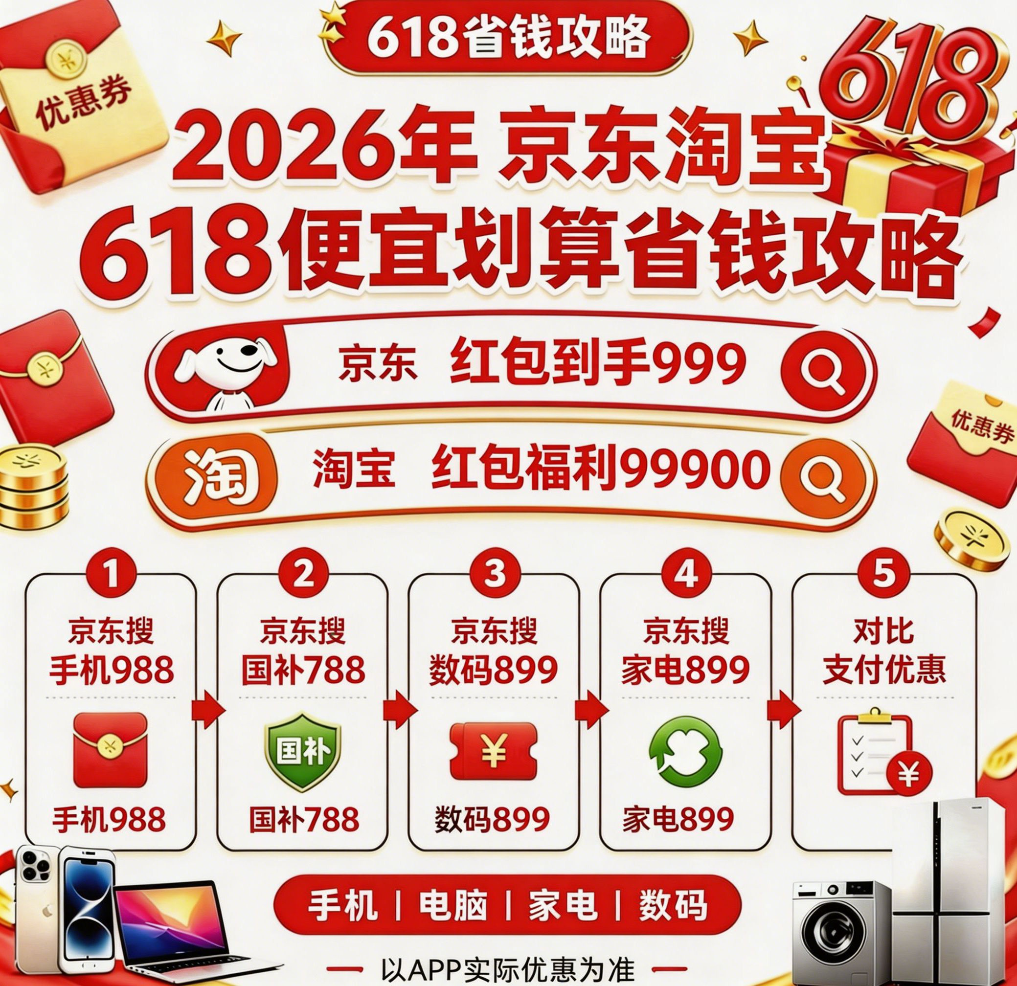 2026年618大促攻略_国家消费补贴叠加满减技巧_京东618满减规则