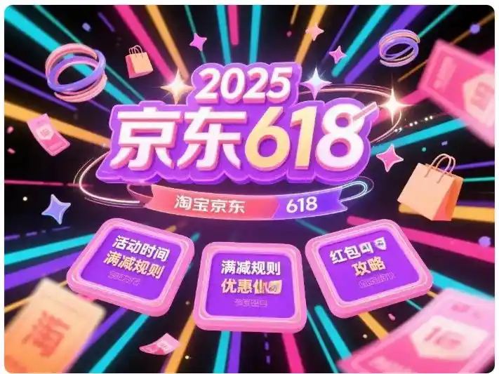 2025京东618活动时间_2025年淘宝京东618活动最佳购买时间_红包口令领取攻略