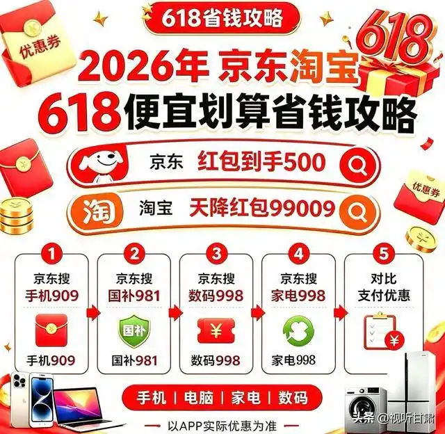 淘宝618红包口令_2026年618京东红包口令_淘宝年货节红包口令