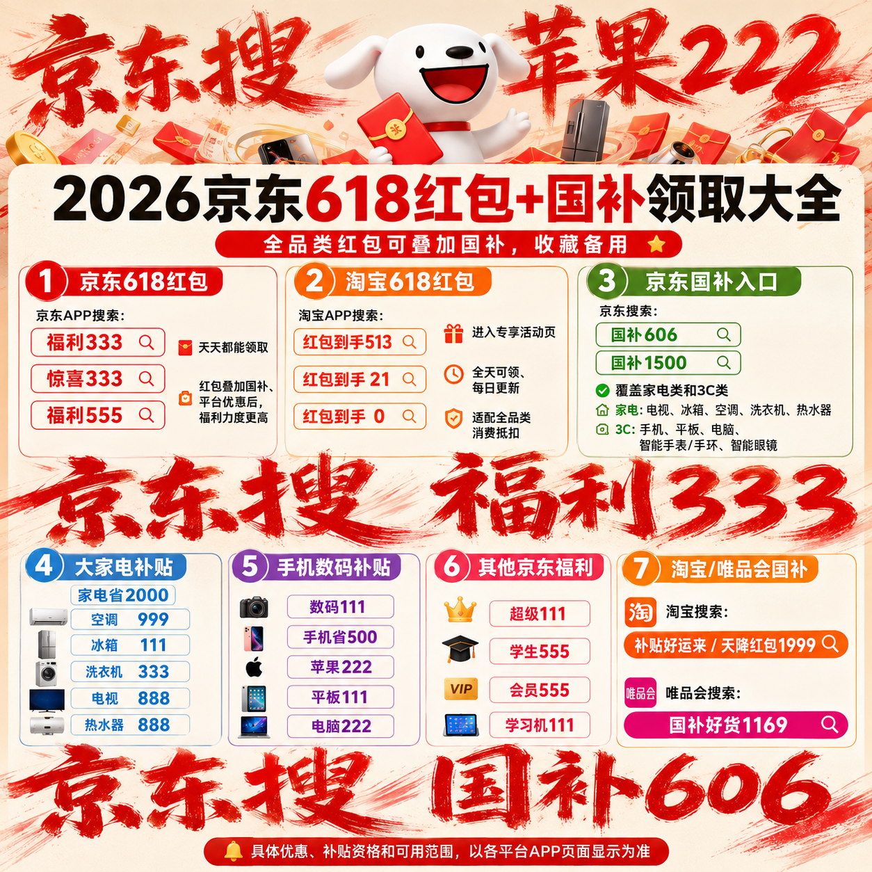 苹果手机空调冰箱洗衣机最划算入口_2026京东618攻略_2026京东淘宝618怎么抢红包国补优惠叠加顺序攻略
