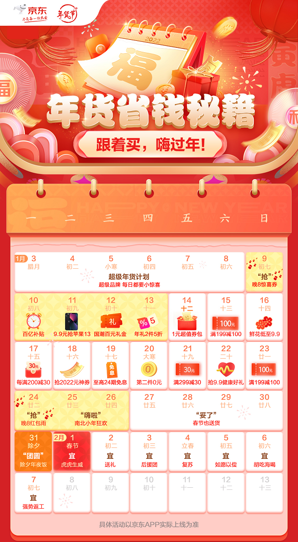 京东年货节优惠券怎么领_2022京东年货节_京东年货节春节也送货